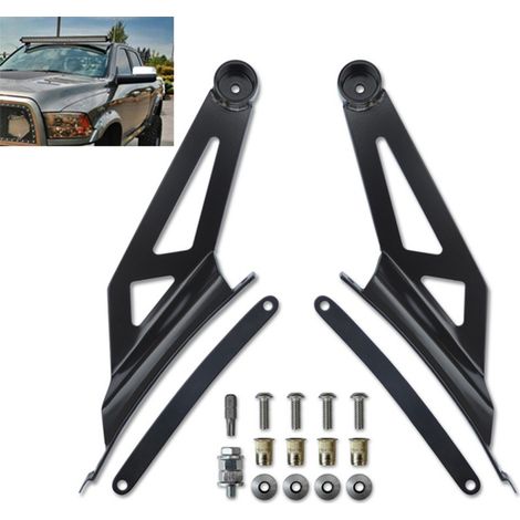 Supports métal spécial toit Barre LED Dodge RAM 2009 - 2020 - NOIR