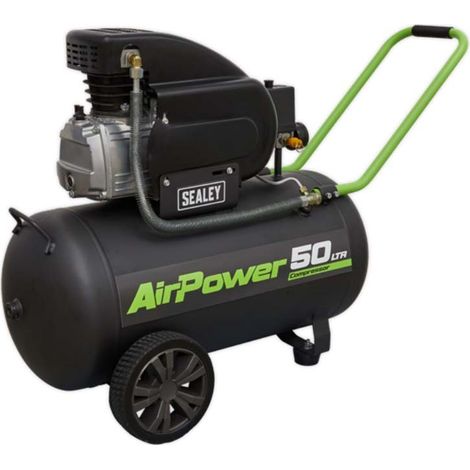 Sealey SAC5020E Workshop Garage Compressor 50 Litre Direct Drive 2hp Portable