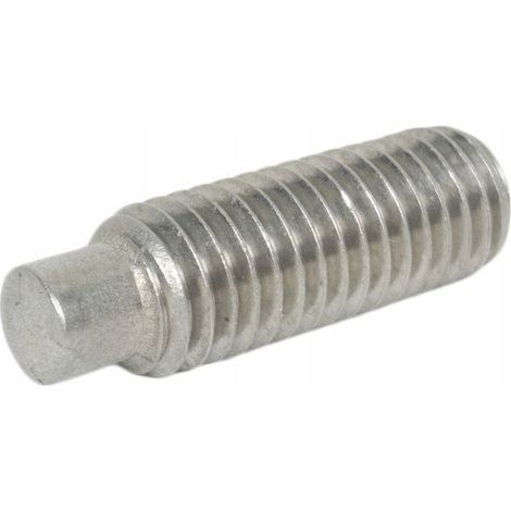 Vis de réglage M10x12 en acier inoxydable DIN 915, lot de 50 (1/5)