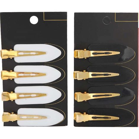 8pcs Pinces à Cheveux Feuilles Antidérapantes, Clips de Coiffure Accessoires Cheveux (1/5)