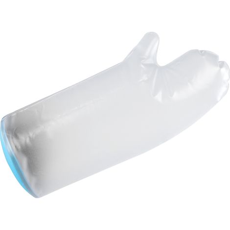 Manchons de protection douche PVC pour adultes, anneaux de plongée bleus, matériel de bain P220038cm (1/5)