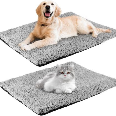 Set di 1 cuscino autoriscaldante per cani e gatti, comodo ed ecologico tappetino termico, lavabile, antiscivolo, impermeabile, non necessita di elettricità o batterie, 40x50 cm (1/4)