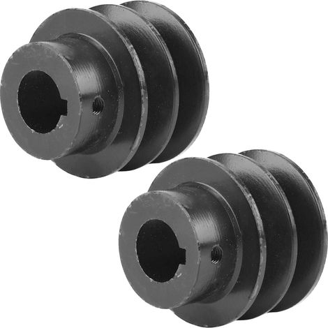 Lot de 2 Poulie à courroie CREA V pour moteurs Honda 168f Gx110 Gx120 Gx160 Atv Go Kart (1/5)