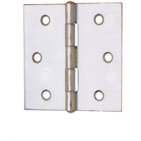 24PZ CERNIERA QUADRA PERNO FISSO ACCIAIO ZINCATO MM. 70 (1/2)