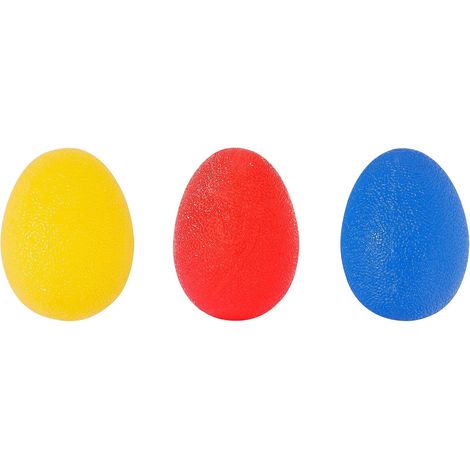 Gymnastikbälle für die Hände, Anti-Stress-Ball, Muskelaufbau, Rehabilitation für Finger und Handgelenke, Arthritistherapie, Silikon, 3 Widerstandsstufen (1/5)