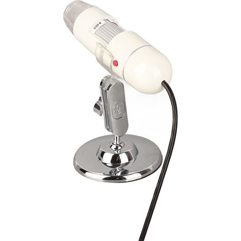 Microscope numérique USB à capteur CMOS, grossissement 25x à 400x, interface TV/AV, microscope numérique professionnel pour téléphone portable et PC (prise US). (1/5)
