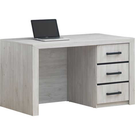 Bureau enfant contemporain chêne blanc Curtis