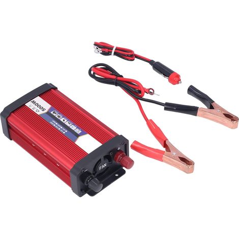 Onduleur 5000W, onduleur sinusoïdal modifié en Alliage d'aluminium pour véhicules, onduleur de Voiture, Adaptateur de Prise de Courant de Voiture avec Deux Ports USB (24V à 220V) (1/5)