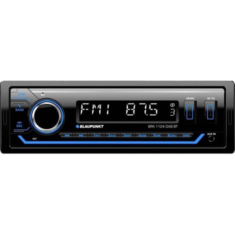 Autoradio DAB Bluetooth 4 x 50W – Kit mains libres – Réception numérique FM AM DAB DAB+ – 2 ports USB – Éclairage multicolore – Blaupunkt (1/4)