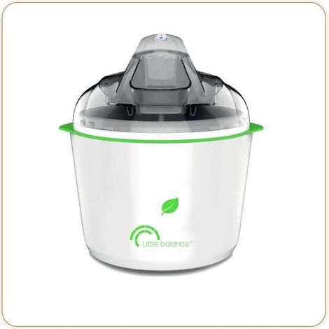 Eismaschine Little Balance 1 5L Edelstahl grün kompakt (1/5)