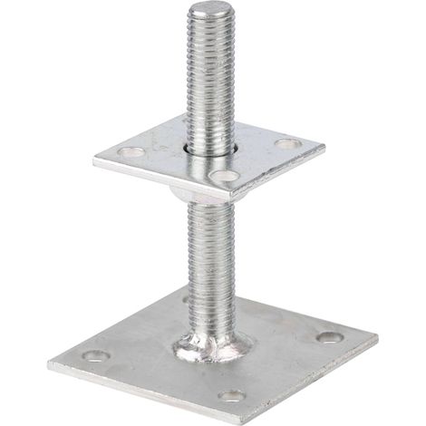 Ancre De Poteau Alberts Acier Galvanisé, Fixation Robuste - Alberts (1/2)