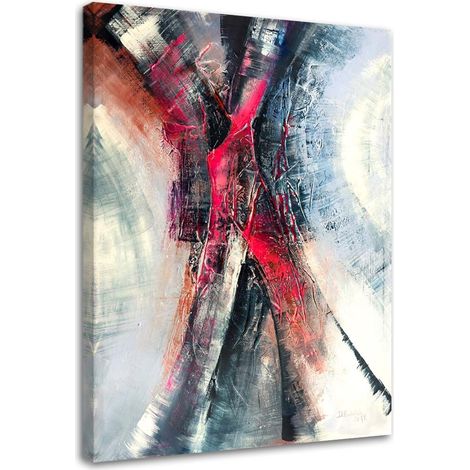 Tableau sur toile, Coucher de soleil sur la ville - 40x60 (1/5)