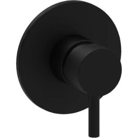 Mitigeur de douche à encastrer noir mat plaque Ø 110 Paffoni Light LIG011NO Noir mat - 1 sortie (1/5)