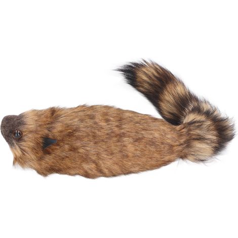 Jouet raton laveur à ressort pour tours de magie, peluche douce et réaliste, accessoire animalier pour spectacles de scène (1/5)