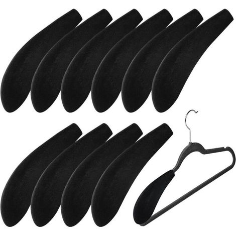 CSPARKV Lot de 10 cintres en Mousse pour cintres pour Pulls, sans Bosses, Coussinets de cintres Standard pour Placard, Armoire, Larges cintres Standard pour la Maison, Les Bureaux (1/5)