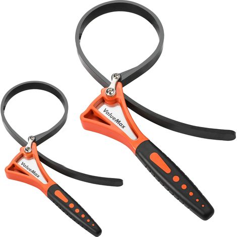 Jeu de 2 Clés à Sangle en Caoutchouc pour Filtre à Huile (1/5)
