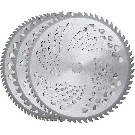 10 Inch Carbide Alloy Grass Trimmer Blade for Weed Eater, 3 Weed Blades, Grass Trimmer Blade, Circular Saw Blade, Brushcutter Blade 40T, 60T, 80T (1/5)