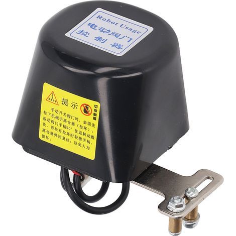 Gasleitungsventil-Alarmset, elektrischer Ventilregler, Gasleckage-Erkennungsalarm, AC 90–240 V, EU-Stecker (1/5)
