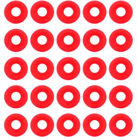 25 joints en silicone rouge pour bouteilles à bouchon mécanique, scellés pour brassage maison et conservation de la bière (1/5)