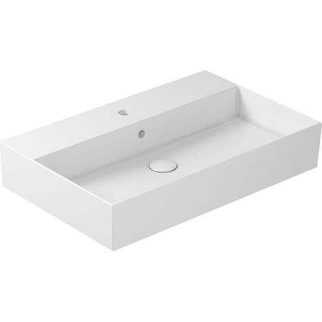 Lavabo Meg11 sospeso cm. 61x46 bianco lucido di Ceramica Galassia
