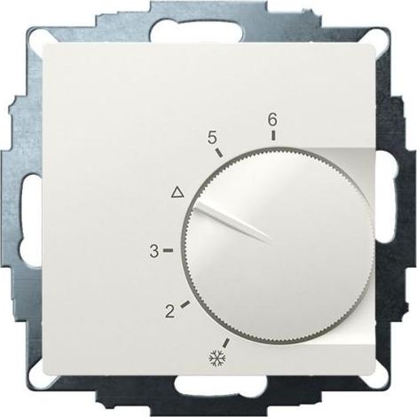 Eberle UTE 1031 Termostato blanco polar brillante
