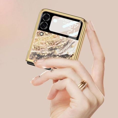 Étui Téléphone Coque en Verre Compatible Samsung Galaxy Z Flip3-01 (1/4)