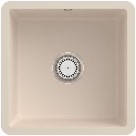 VB U-Bau-SP Subway 50 SU 440x440mm Ablgarn. Lavabo en céramique Ivory c+