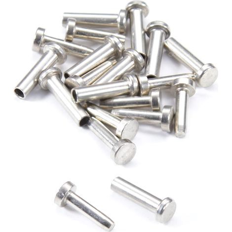 20 Pcs Manchons de Protection en Acier Inoxydable pour Garde-corps de Câble 3/16 Pouce Poteaux en Bois, Balustrade de Bricolage (1/4)