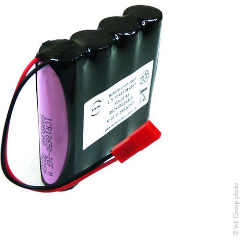 NX - Batterie Li-Ion 4x18650 1S4P ST1 3.6V 10.4Ah JST