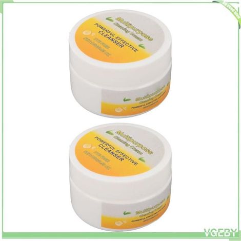 Fafeicy Crème nettoyante polyvalente Pâte de nettoyage tout usage, 2 pièces, sans colorant, huile, élimination de la parfum visage (1/5)