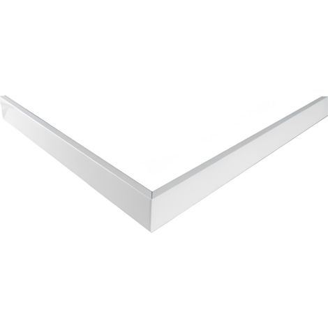 Tablier en aluminium 80 x 120 cm LEDA pour receveur de douche Space minéral