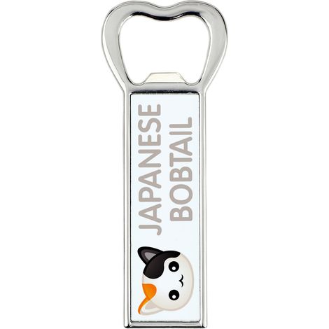 Bobtail giapponese - apribottiglie con grafica e scritta del marchio Art-Dog (1/5)