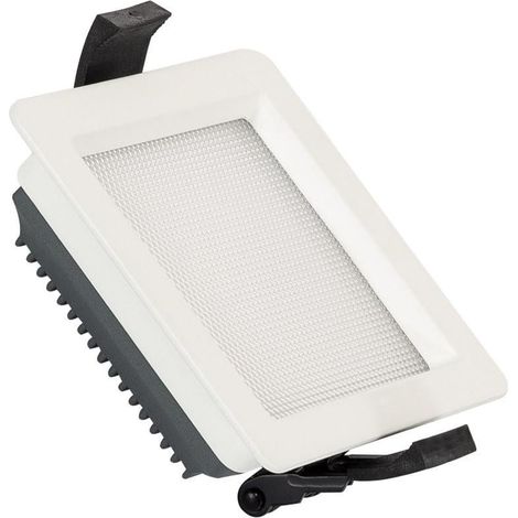Pannello Downlight LED 10W Quadrato Aero 130 lm/W Microprismatico LIFUD Foro 85x85mm 4000K Bianco Naturale