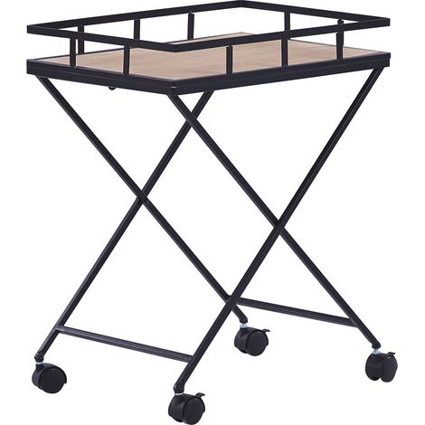 Servierwagen LEOTI Metall Schwarz