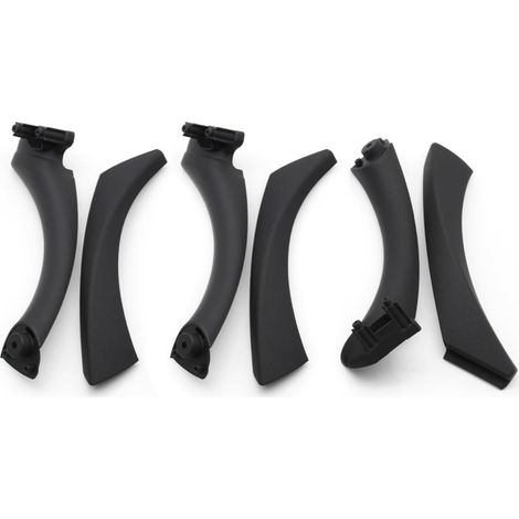 Poignée Porte Intérieure Voiture Ensemble 6 Poignées Porte Intérieures Passager Avant Arrière Gauche/droite Pour BMW Série 3 E90 E91 316i 318i 320 325 328i LHD RHD(RHD-Black 6PCS) (1/5)