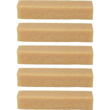 Lot de 5 batons nettoyants abrasifs en caoutchouc pour bandes et disques de poncage degraissant pour papier verre atelier bois enleve salete (1/5)