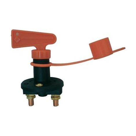 iwh Cortacorrientes 12V-24V Negro con Tapa Protectora