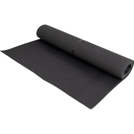 Tapis isolant RS PRO, 1m x 1m x 4mm, en Elastomère Noir, antidérapant ( Prix pour 1 )