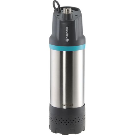 Bomba sumergible GARDENA 6100/5 en acero inoxidable negro