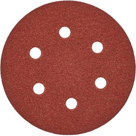 Milwaukee Discos abrasivos 150 mm P120 perforados robustos (1/2)