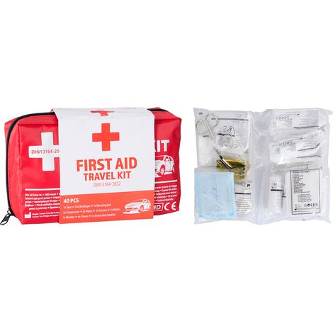 Trousse De Premiers Secours 40 Pièces, 22 X 7 X 13 Cm