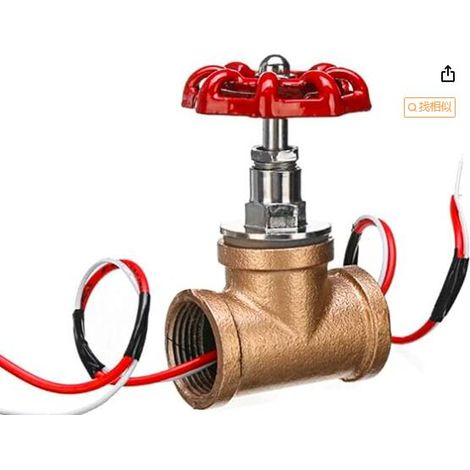 Interrupteur de lumière à Valve d'arrêt de 3/4 pouces avec fil, lampe Steampunk Vintage, luminaires de conduite d'eau en fer