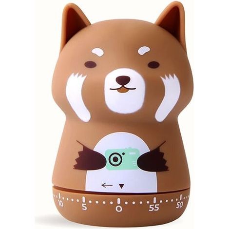 Minuterie de cuisine en forme d'animal, minuterie de cuisson mécanique, ticker de cuisine de 60 minutes, aucune pile requise