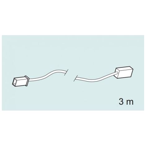 Câble de liaison longueur 3000mm pour module LED 24V (PROTECTION / CF) PLANET WATTOHM 27131