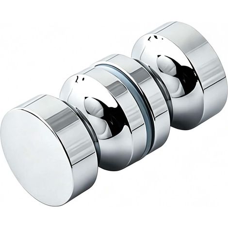 1 Pièces Poignée de Porte Salle de Bain et Intérieur, Bouton de Porte en Verre, Poignet de Porte Extérieur, Poignée Porte Coulissante, Poignée de Baie Vitrée Coulissante Durable et Élégante (1/5)