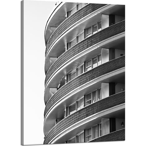 Lienzo impreso Arquitectura Balcones 50x70 cm