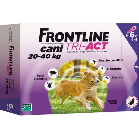 FRONTLINE TRI-ACT 20-40 KG 6 PIPETTE OFF. SPECIALE (1/2)