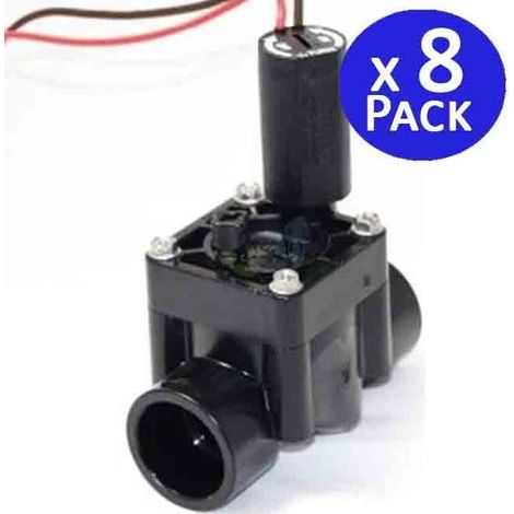 Pack 8 Electrovalvulas de riego 1'' 9V Latch PGV-100 Hunter  Rosca hembra para programadores a batería