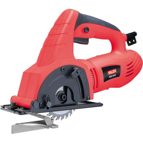 Valex Mini Sega Circolare Rosso MSC600 600W Profondità 22mm (1/2)