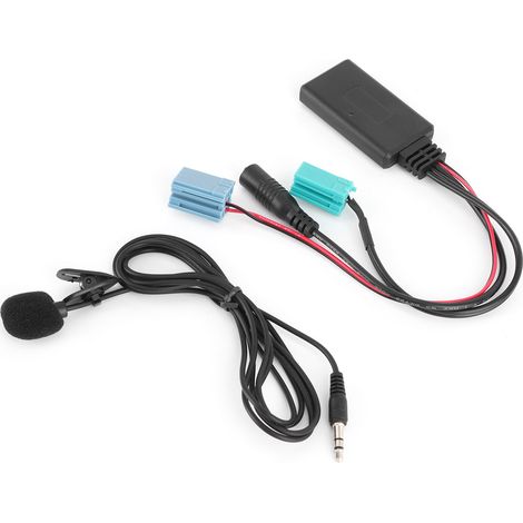 Câble Bluetooth 6 broches pour autoradio, adaptateur AUX-IN avec micro intégré, compatible Clio/Espace/Megane (1/5)